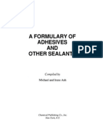 Formulary of Adhesives and Sealants