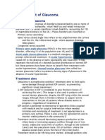 Management of Glaucoma