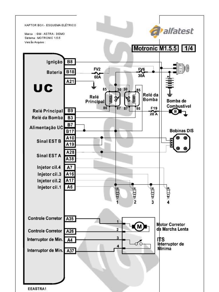 Esquema Elétrico Astra Motronic 1.5.5 | PDF