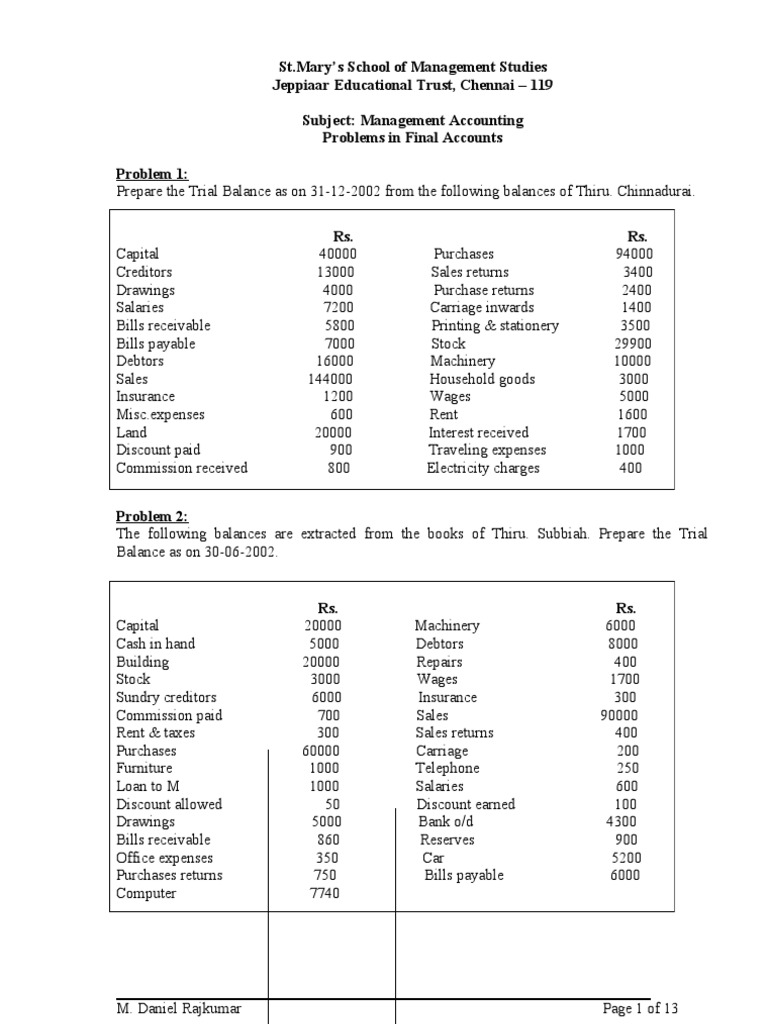 Final Acc Debits And Credits Expense Free 30day Trial Scribd