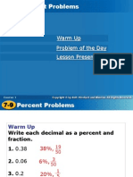 Warm Up Problem of The Day: Course 1 Course 1