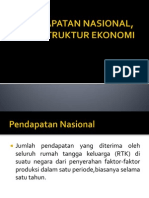 Pendapatan Nasional Dan Struktur Ekonomi(1)