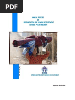 Download Organization for Human Development-OHD Annual Report by Akhunzada Ayatullah SN110394191 doc pdf