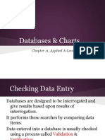 Databases & Charts: Chapter 11, Applied A-Level
