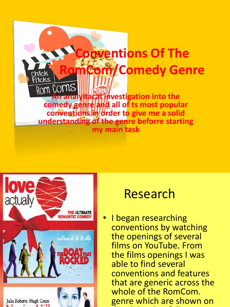 RomCom Genre Conventions Explained | PDF | Romantic Comedy Film | Genre