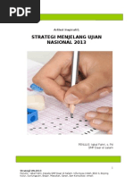 Download Strategi Menghadapi Ujian Nasional 2013 by Iqbal Fahri abu akif SN110404058 doc pdf