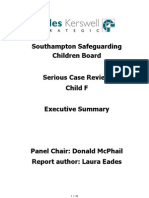 Child F SCR Executive Summary