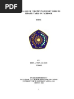 Download An Analysis Of Codemixing Used By Users To Update Status On Facebook by Reza Azwan Alfarisi SN110408514 doc pdf