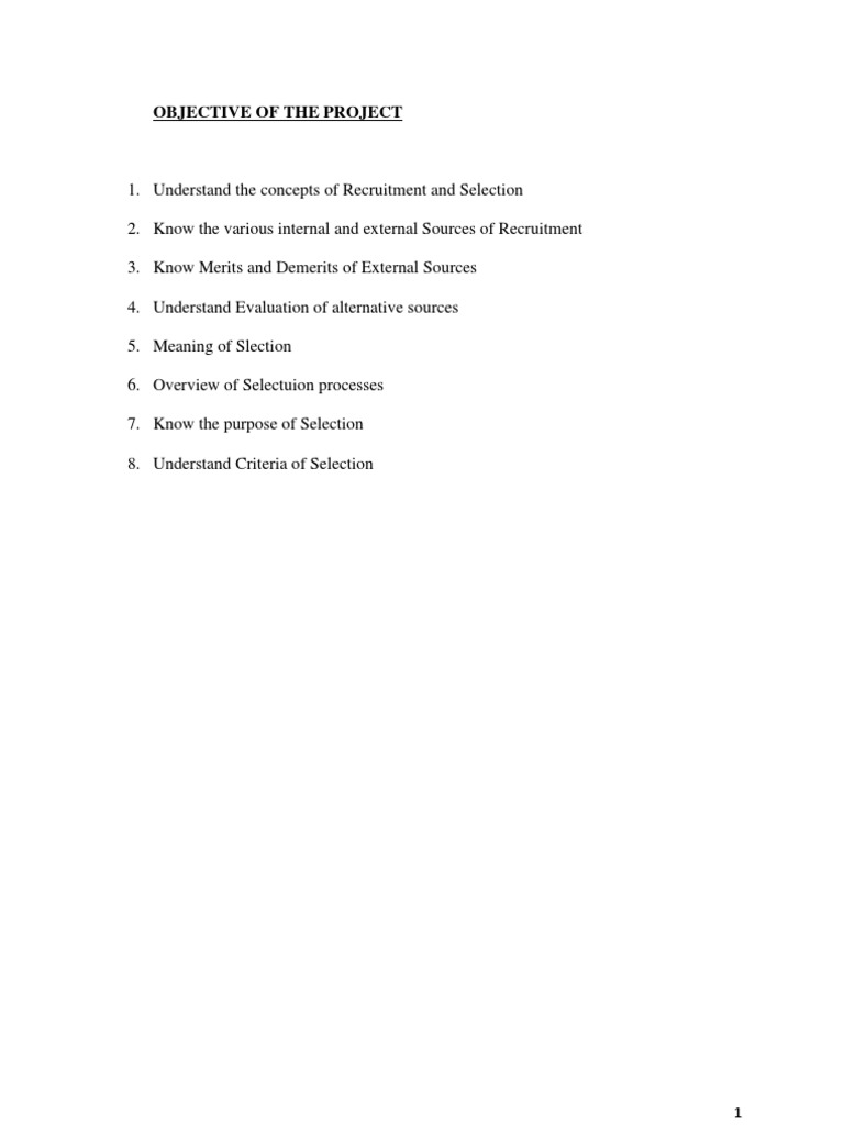 Recruitment and Selection Overview | PDF | Recruitment | Employment