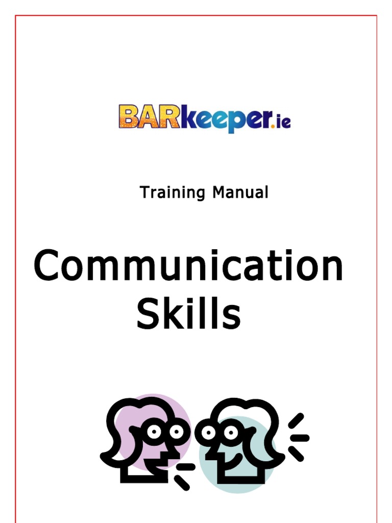 Training Manual Communication Body Language Communication