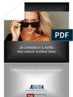 OPENERś A RUTINY - Ako Osloviť A Zbaliť Ženu - eBOOK © 2012 SEDUCTION - SK