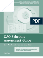 GAO Schedule Assessment Guide