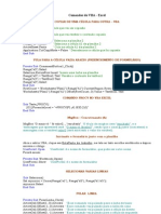 Comandos VBA Excel