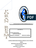 Download laporan praktikum ergonomi lengkap by endik asworo SN110442535 doc pdf