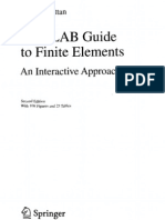 MATLAB Guide To Finite Elements: An Interactive Approach