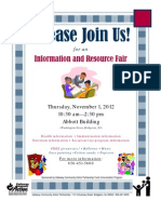 Resource Fair Flier