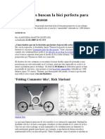 Diseñadores Buscan La Bici Perfecta Para Atraer a Las Masas