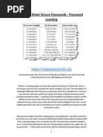 Download PasswordCrackerme - How to Make Secure Passwords - Password Cracking by PasswordCracker SN110453420 doc pdf