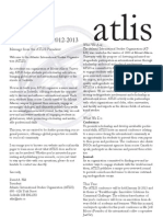 Fall 2012 ATLIS Newsletter