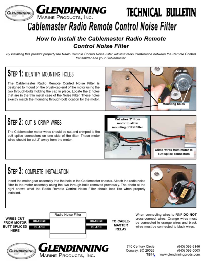 Cablemaster CM - Remote Control Noise Filter | PDF