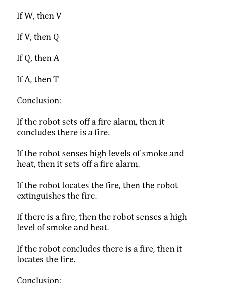 Logic statements