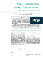 Gear Transmission Density Maximization