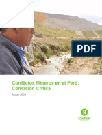 conflictos mineros 2009