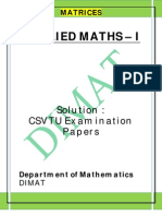 Applied Maths I U I Solution