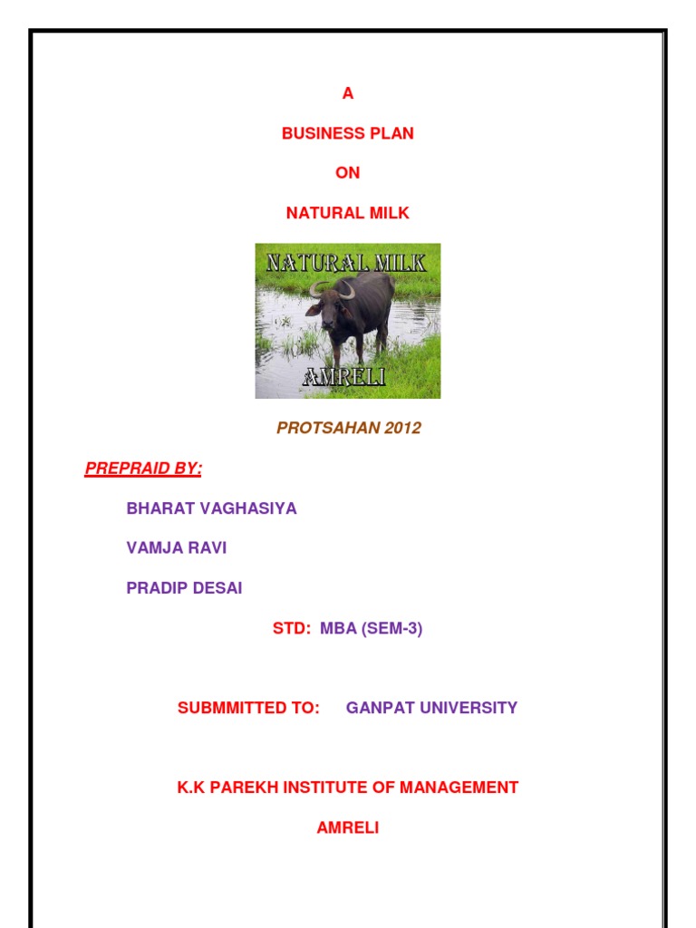 dairy farm business plan in bangladesh pdf