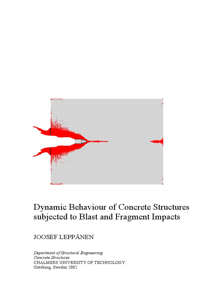 Dynamic Behaviour of Concrete Structures Subjected To Blast and ...