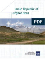 Country Assistance Program Evaluation For Afghanistan