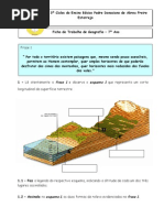 Teste Geografia RELEVO