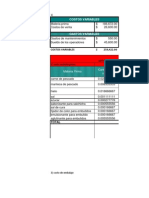 Tablas Evaluación Financiera