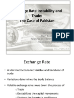 Exchange Rate Instability and Trade