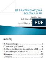 Inflacija I Antiinflacijska Politika U Rh97-03