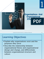 CH 1 - Organizations and Organizational Effectiveness