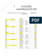 Maintenance Kits