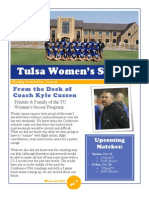 Tulsa Women's Soccer Newsletter