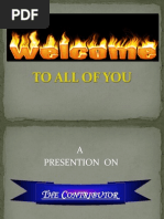 Download contributor ppt by Kartik Patel SN110548869 doc pdf