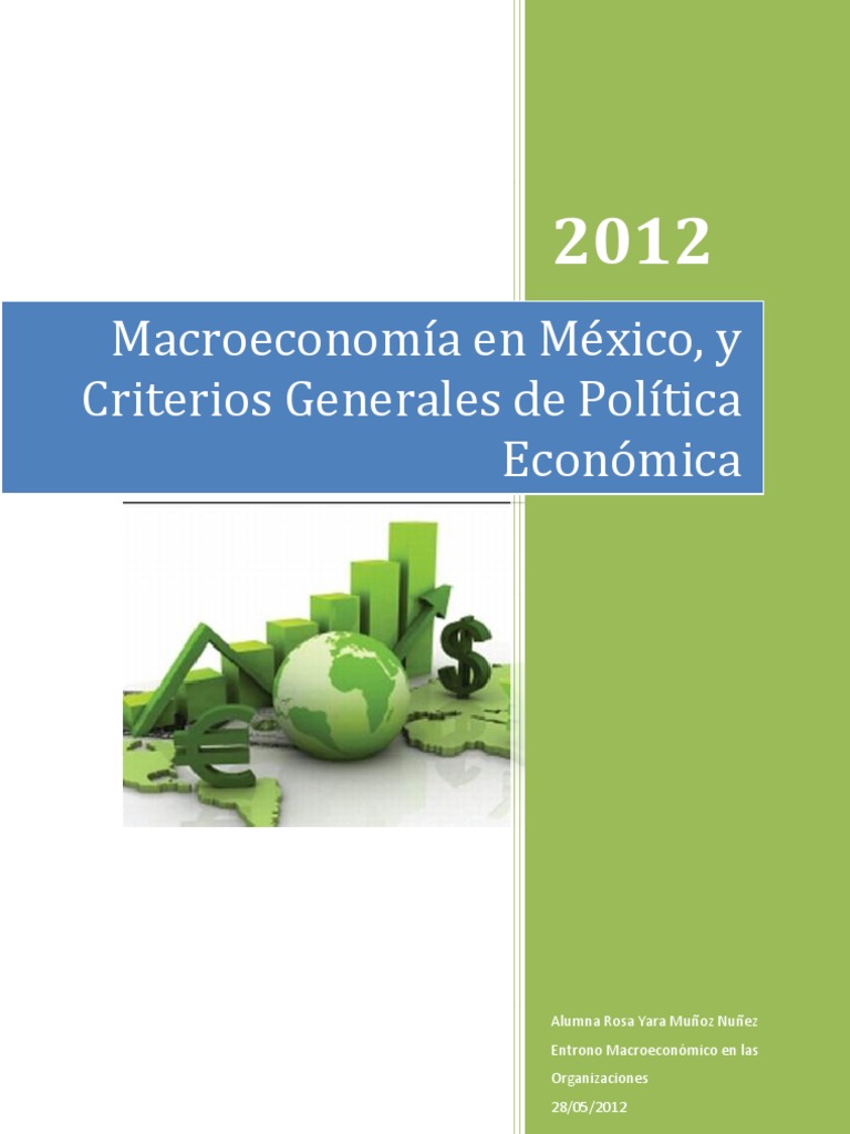 Macroeconomia en Mexico Inflación Presupuesto