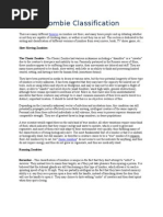 Download Zombie Classification by RJ Gentry SN11056317 doc pdf