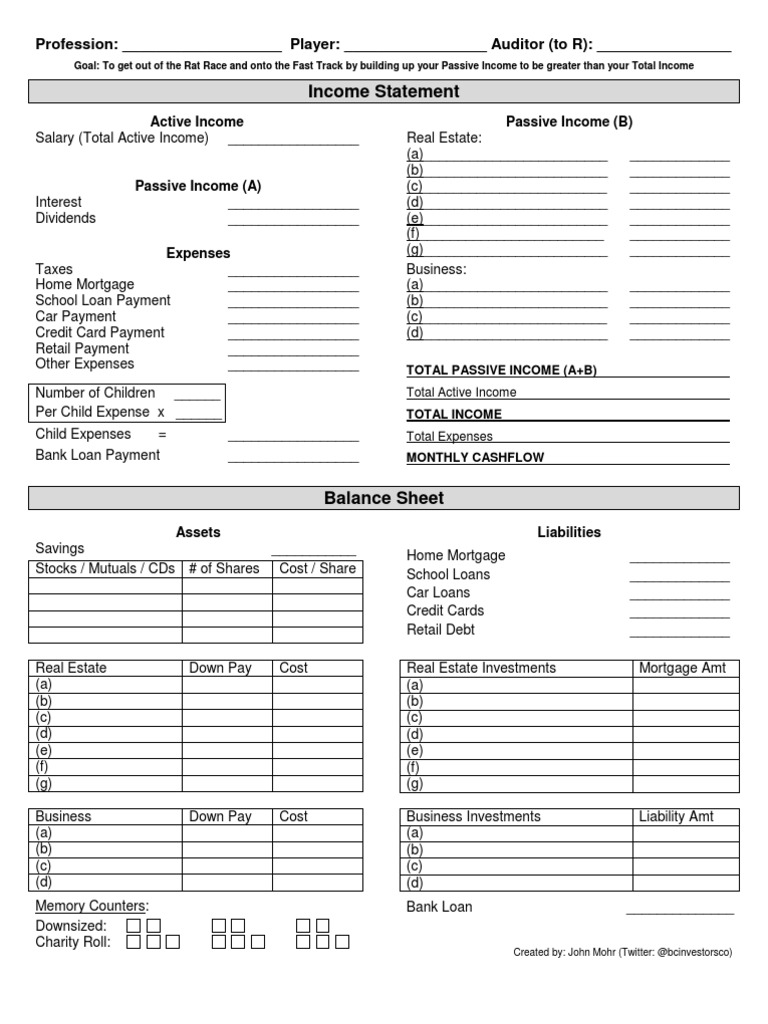 Cashflow 101 202 Excel Spreadsheets
