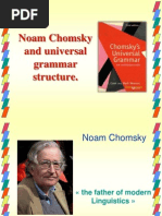 Noam Chomsky and Universal Grammar Structure