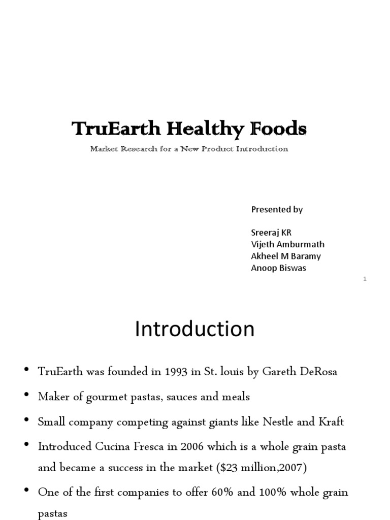 Food Market Research Overview | PDF | Forecasting | Pizza