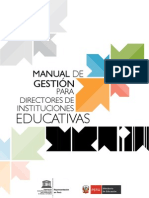 Manual de Gestión para Directores de Instituciones Educativas