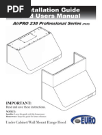 Download AP238 PS35 Manual by Euro-Kitchen Inc SN11057051 doc pdf