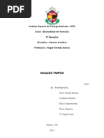 Relatório Solução tampão