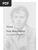 TRISTIA (Osip Mandelstam)