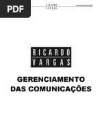 Plano de Gerenciamento das Comunicações - Projeto Novas Fronteiras
