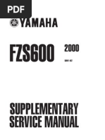 Download fzs600 2000 Supplement to service repair manual by Rhinovirus SN11058319 doc pdf
